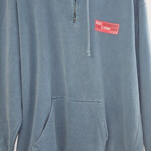 Vintage Bruce Springsteen 1999 Tour Pullover Hoodie in Slate Blueish Green
